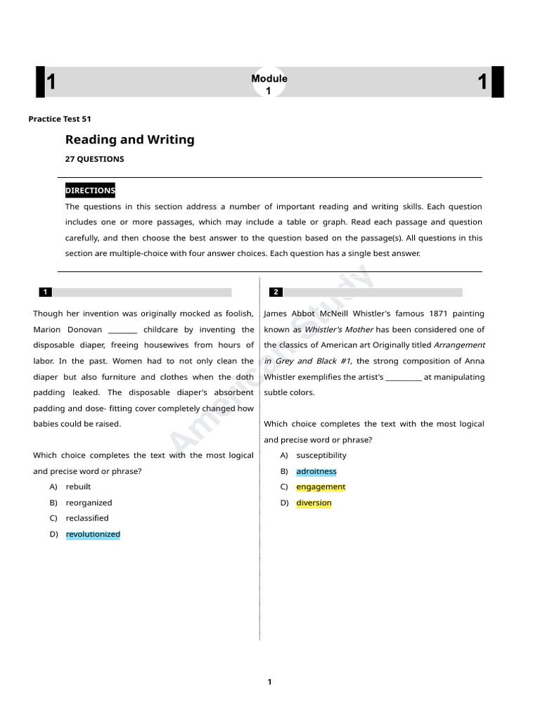 Practice Test 51 | PDF | International Committee Of The Red Cross | Planets