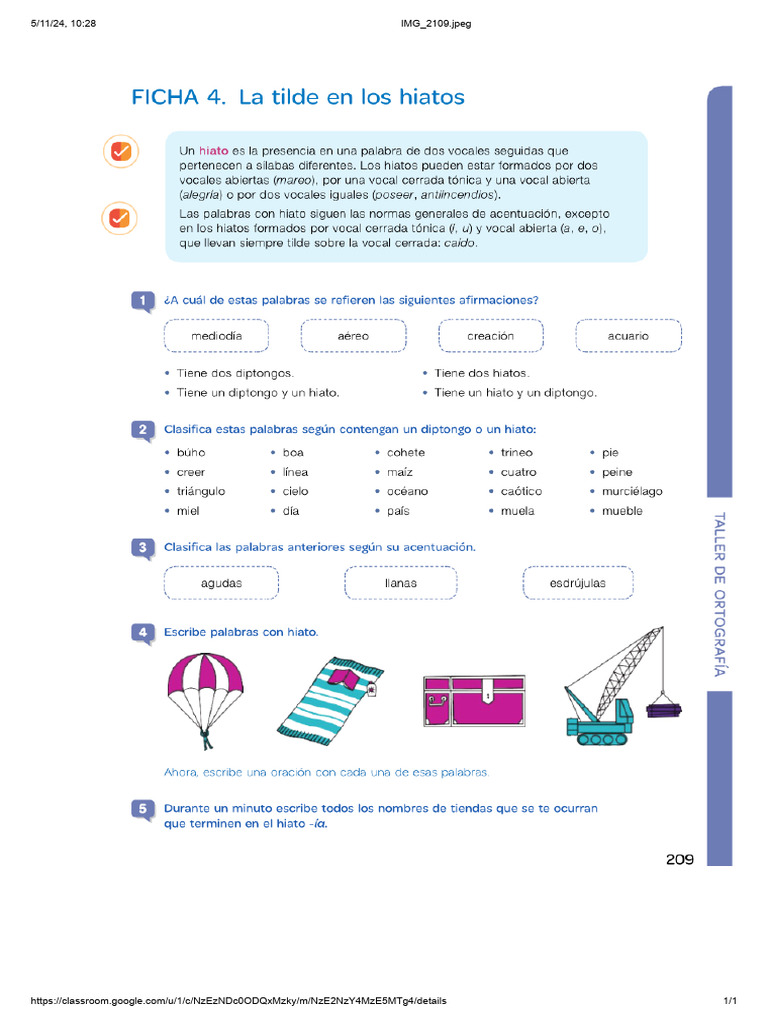 IMG - 2109.jpeg Lengua Santillana 5 de Primaria | PDF