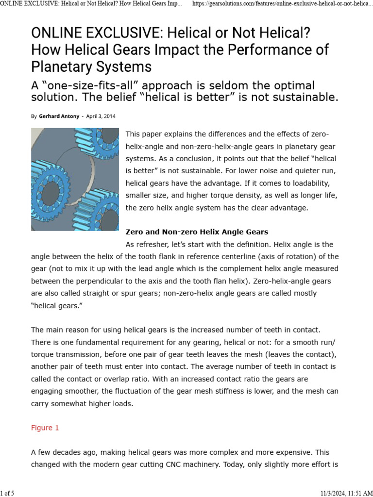 Helical Vs Spur Gears Pdf Gear Motion Physics