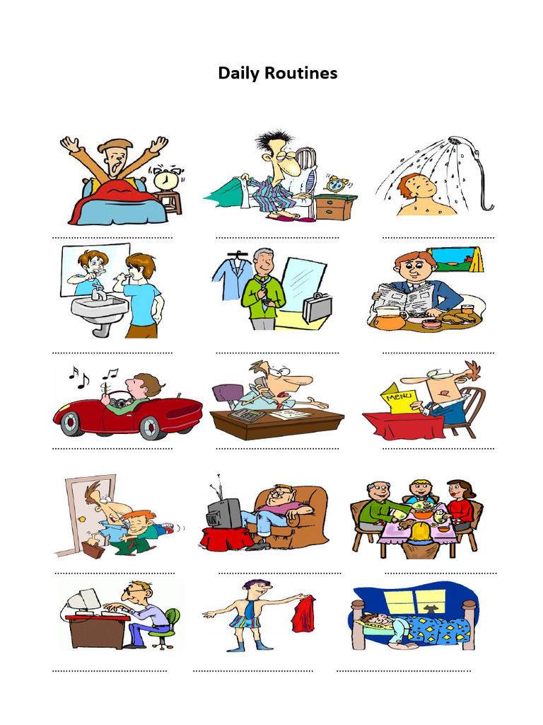 Daily-Routine 59661 | PDF | Finance & Money Management | Home & Garden