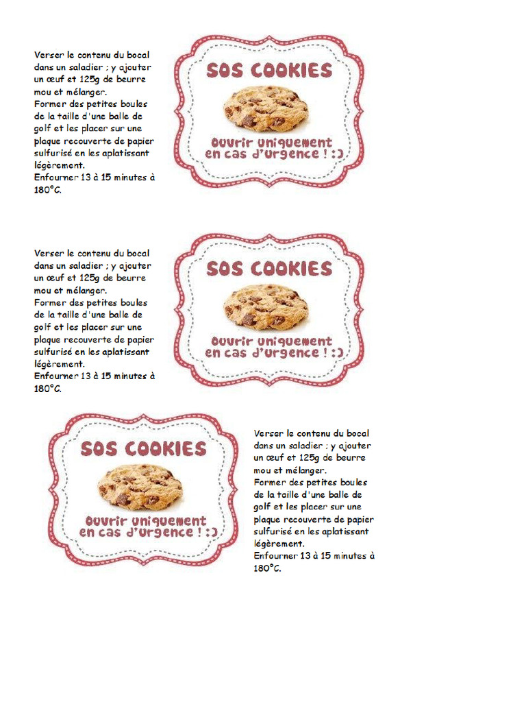 Sos Cookies | PDF