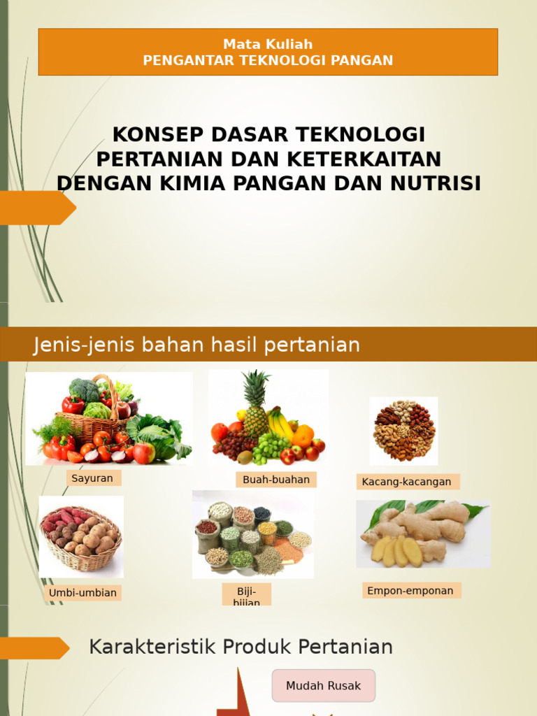 Teknologi Pertanian dan Kimia Pangan | PDF | Kesehatan Holistik