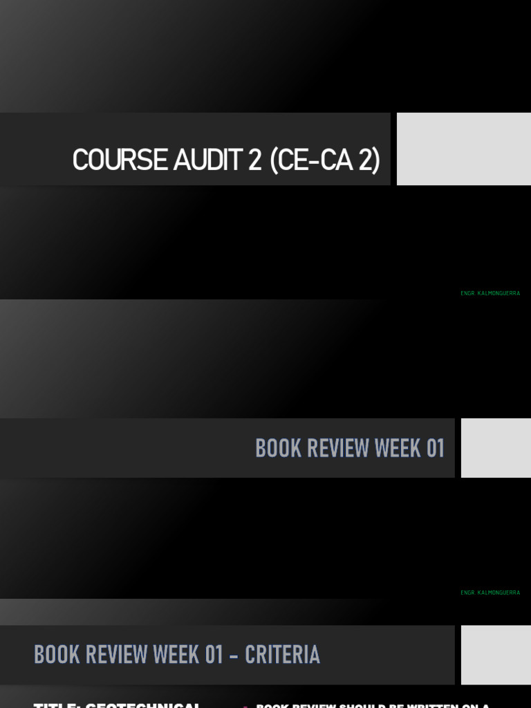 Book Review Week 01 | PDF