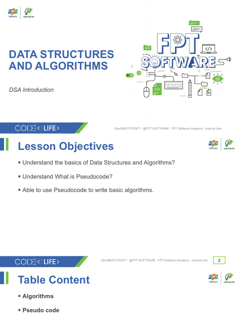 Lecture - 1 - DSA Introduction | PDF | Algorithms | Software