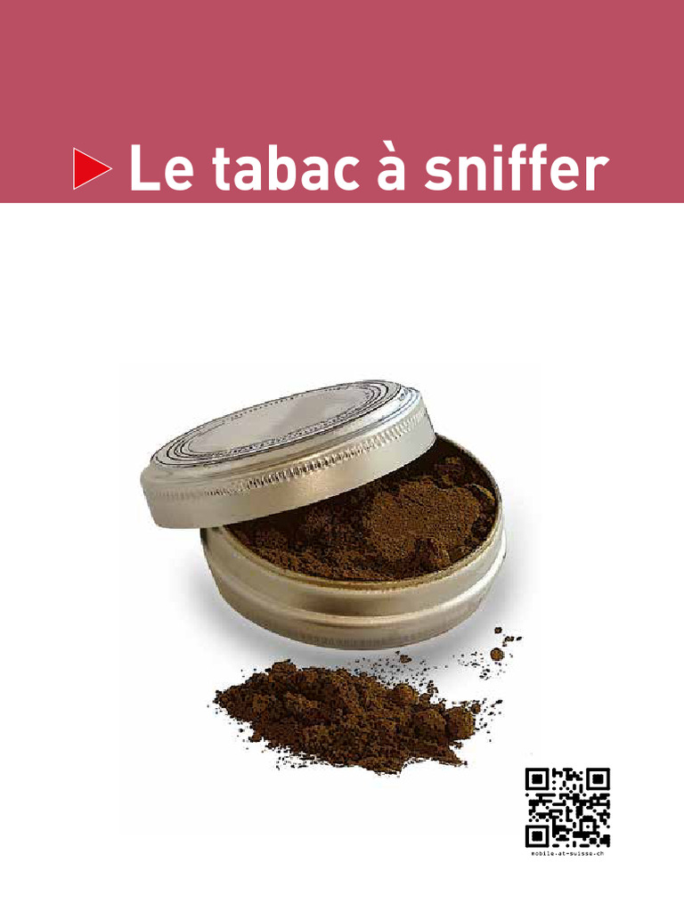 Effets et risques du tabac à sniffer | PDF | Tabac | Nicotine
