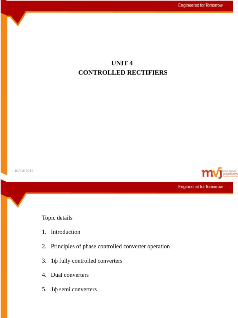 Controlled Rectifiers: AC to DC Converters | PDF | Rectifier | Power ...