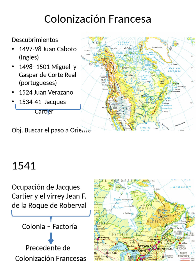 13-Colonización Francesa | PDF | Nueva españa | Quebec