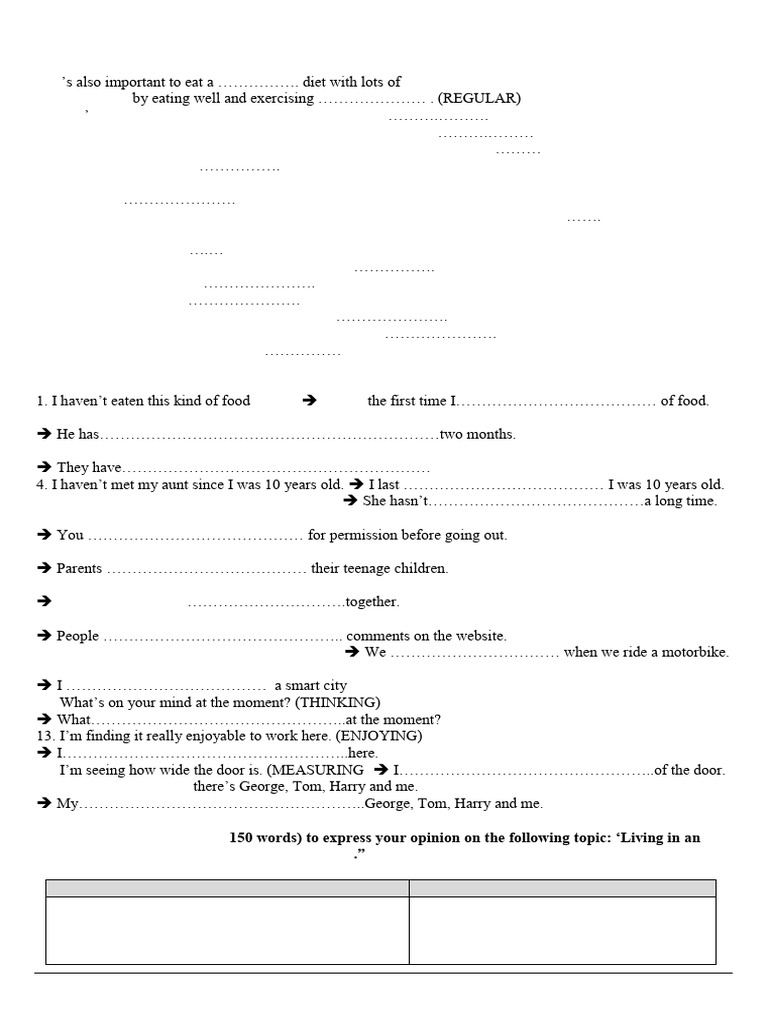More Exercises For Unit 1,2,3 E11 | PDF | Virus | Vaccines