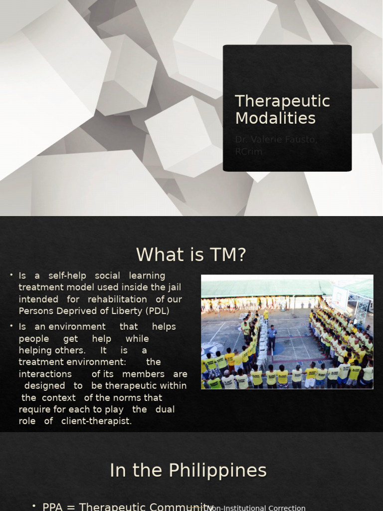 Therapeutic Modalities | PDF | Feeling | Prison