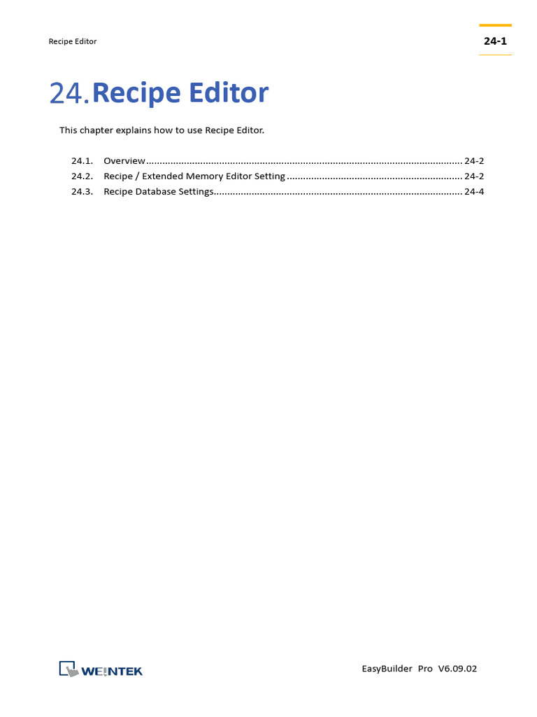 Chapter 24 Recipe Editor | PDF | File Format | Computer File