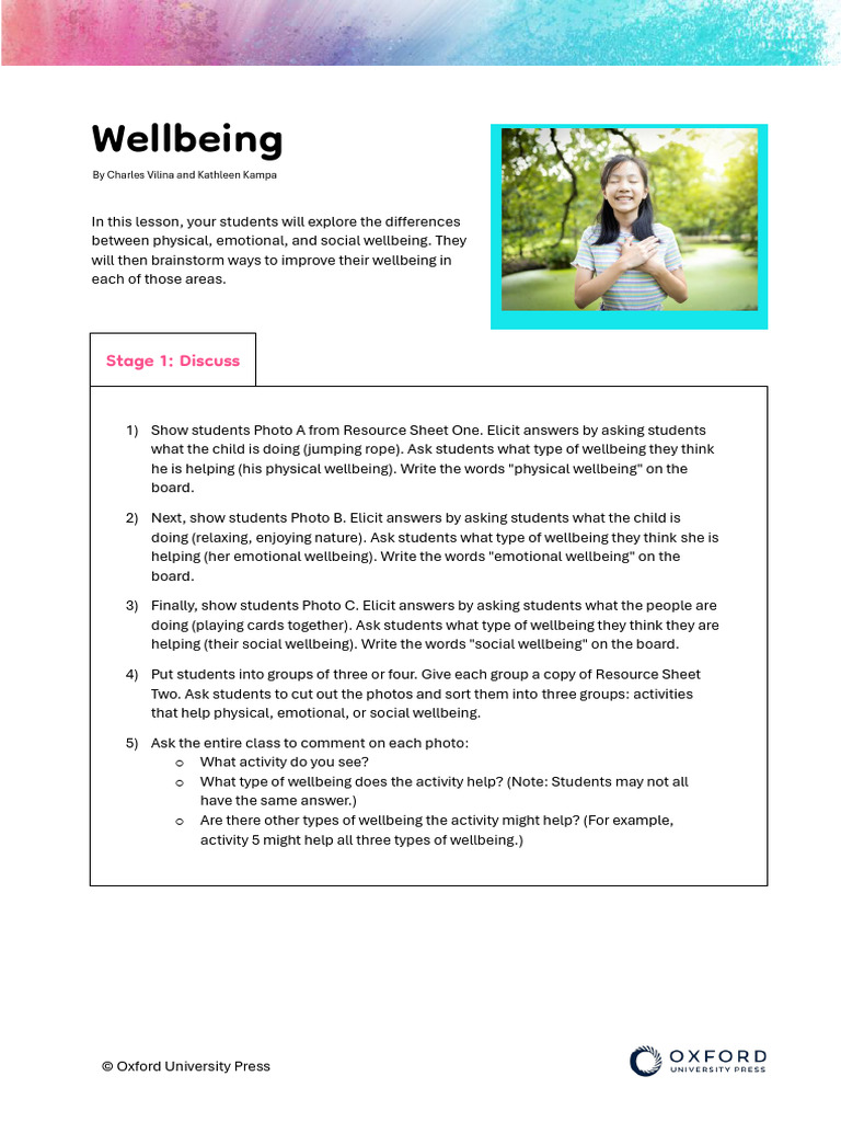 Lesson How To Live Well | PDF | Learning | Behavior Modification