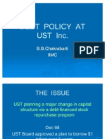 Debt Policy at Ust Inc