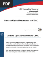 Uploading Documents to CEAC Guide | PDF | Computing | Cyberspace