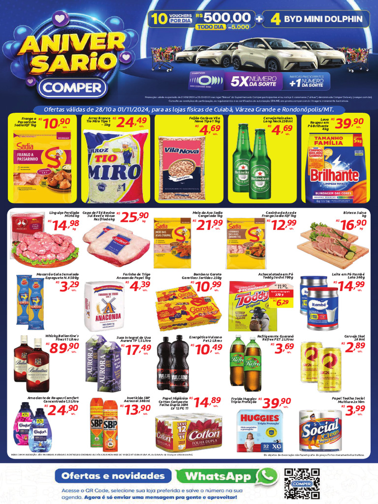 Ofertas do Tabloide Comper MS | PDF | Alimentos