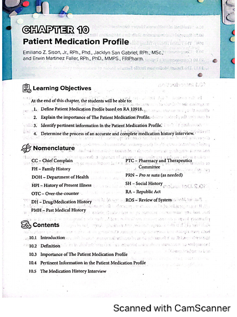 Chapter 10 - Patient Medication Errors | PDF