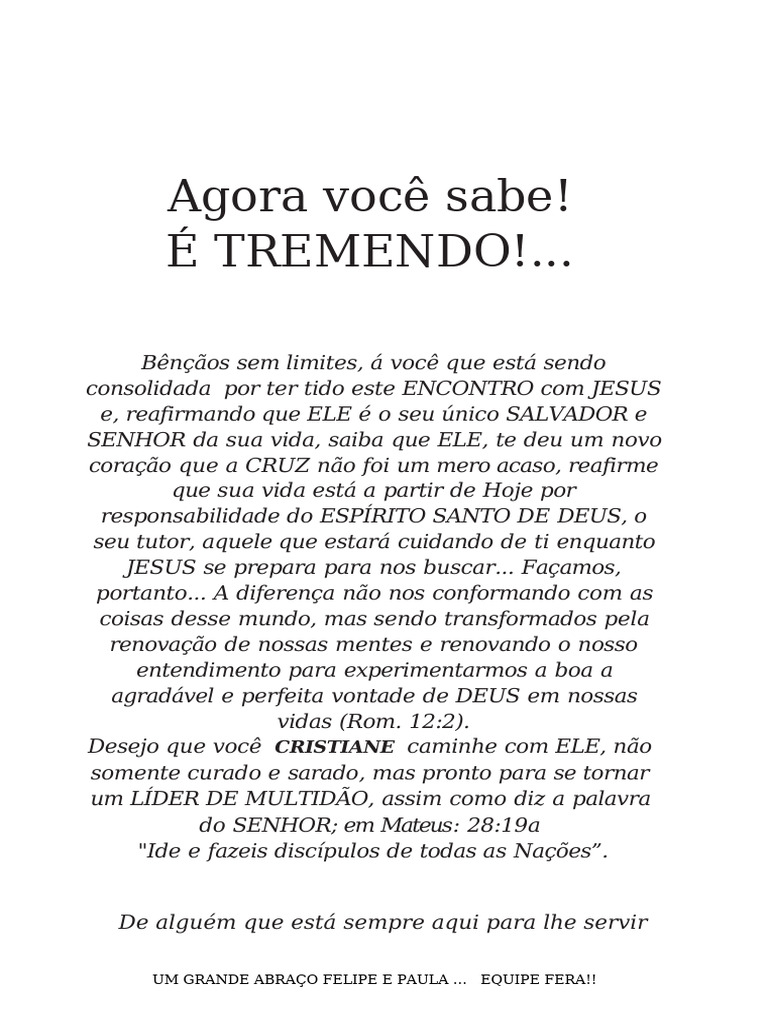 Encontro Transformador Com Jesus Pdf Gastronomia Comida E Vinho