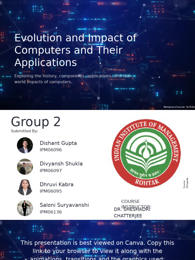Evolution and Impact of Computers | PDF | Central Processing Unit ...