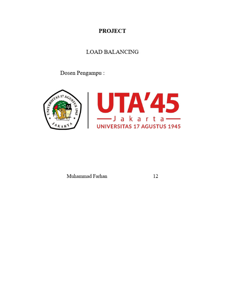 Rancang Load Balancing dengan Mikrotik | PDF | Komputer
