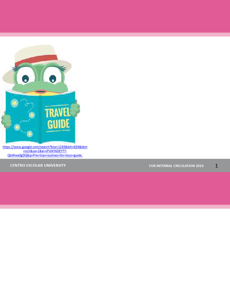 Module 2 Lesson 1. Routines in Conduting A Tour | PDF | Public Speaking ...