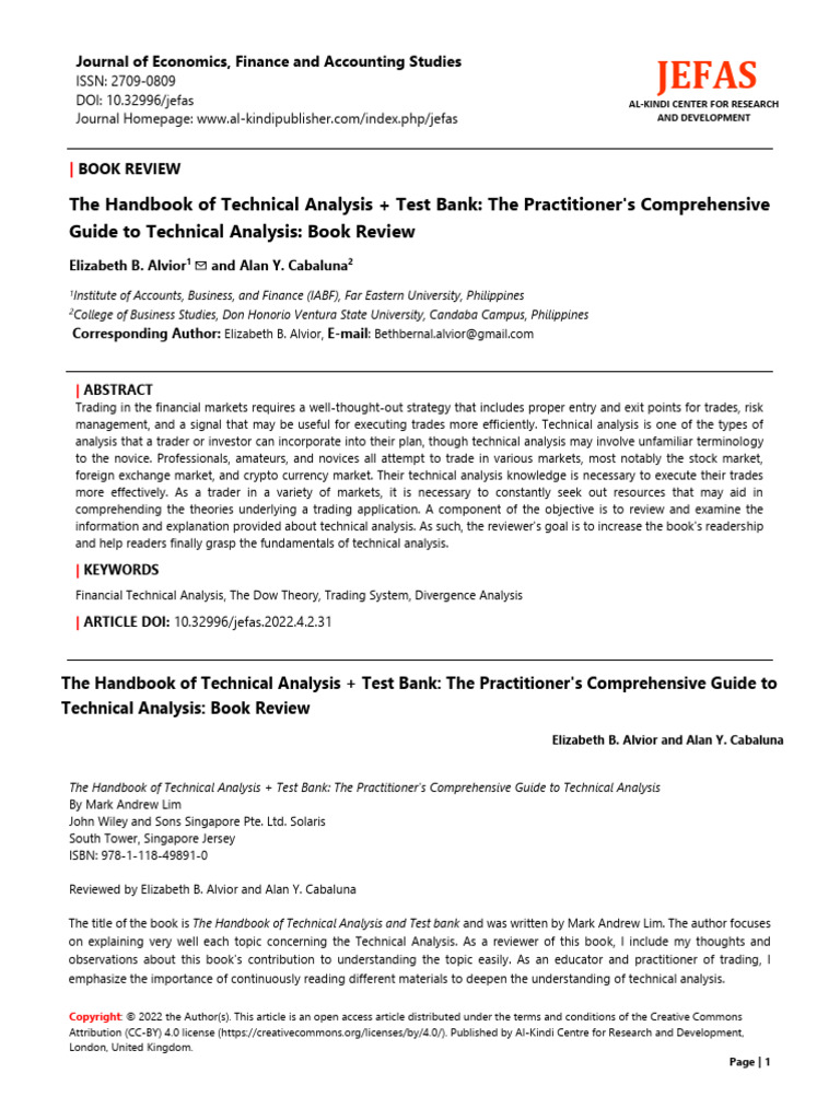 EBSCO FullText 2024 11 11 | PDF | Technical Analysis | Algorithmic Trading