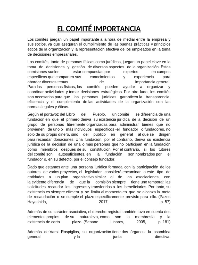 Importancia y Función de los Comités | PDF | Business | Sindicato
