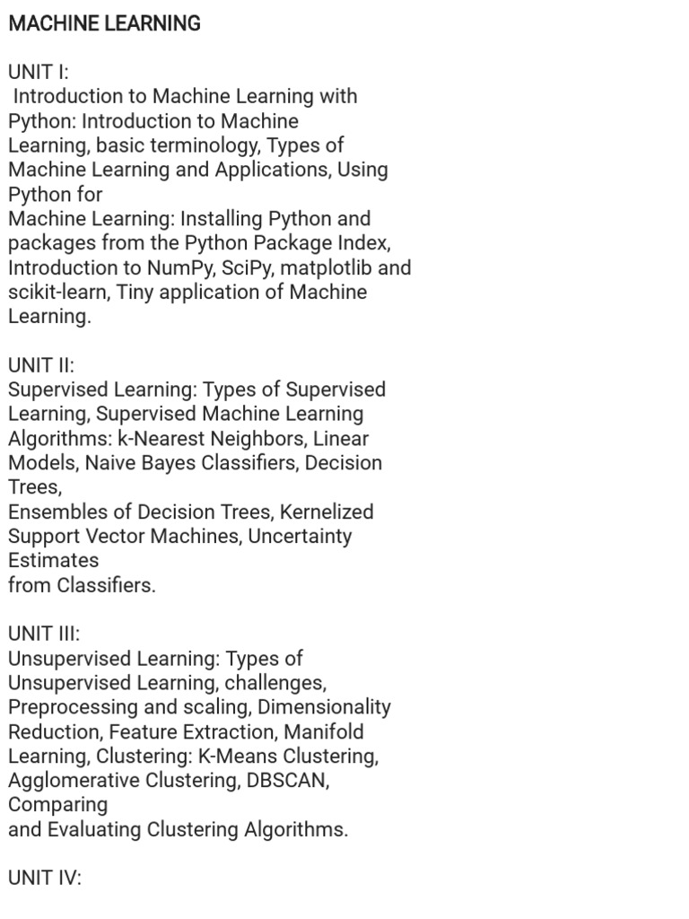 Comprehensive Guide to Machine Learning and Web Technologies | PDF ...