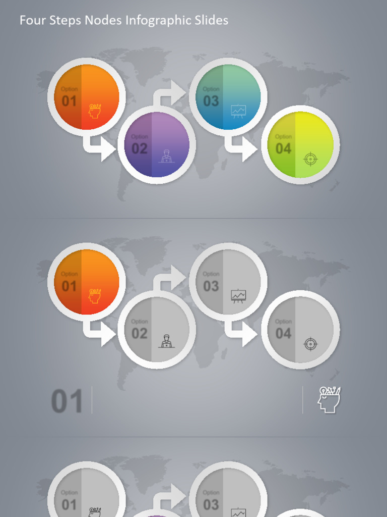 FF0093 01 Four Steps Infographic Diagram 16x9 | PDF