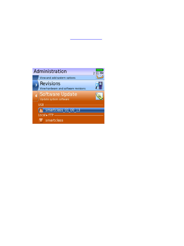 Smartclass Tps Usb Upgrade Procedure Software Firmware Releases en | PDF