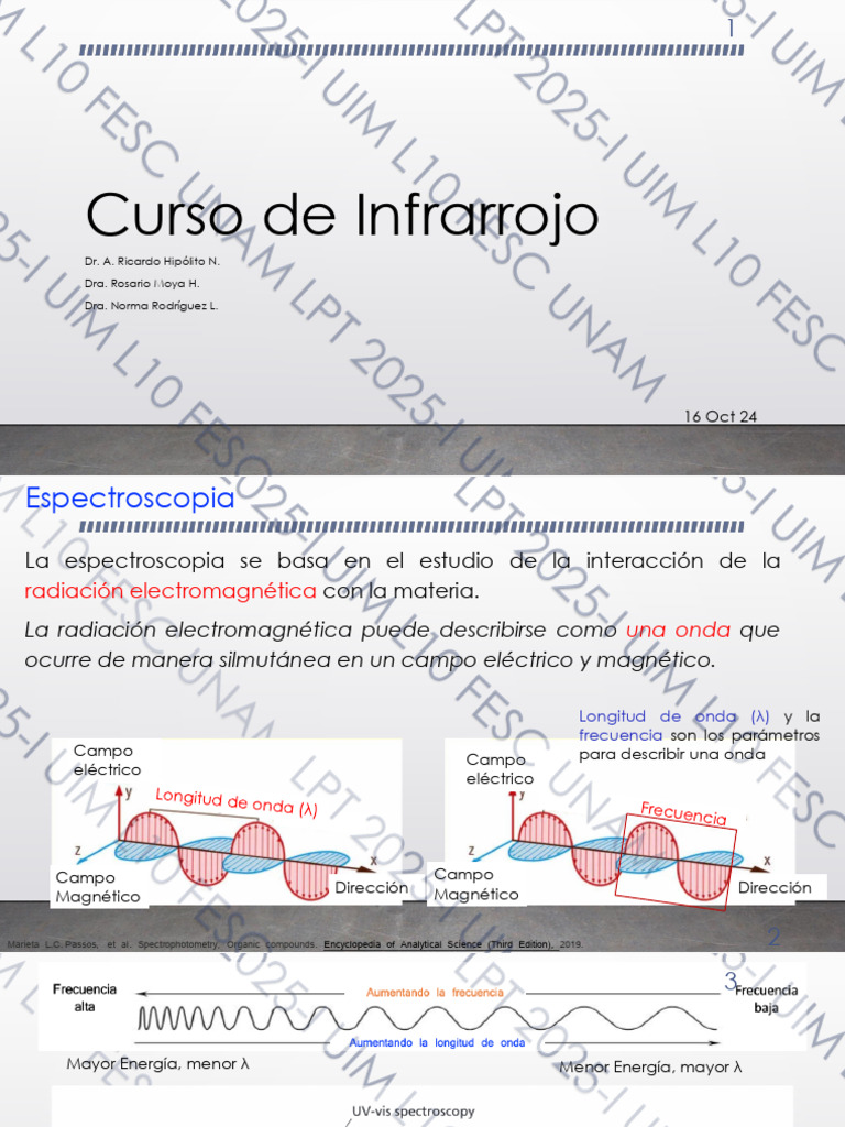 Espectroscopia Infrarroja: Fundamentos y Aplicaciones | PDF ...