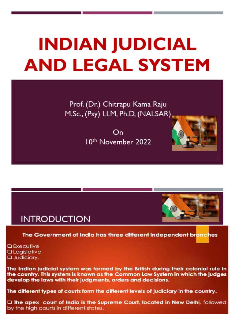 Overview of India's Judicial System | PDF | Judge | State Court (United ...