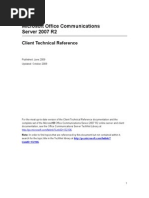 Download OCS 2007 R2 Technical Reference for Clients by testerman123 SN79044249 doc pdf