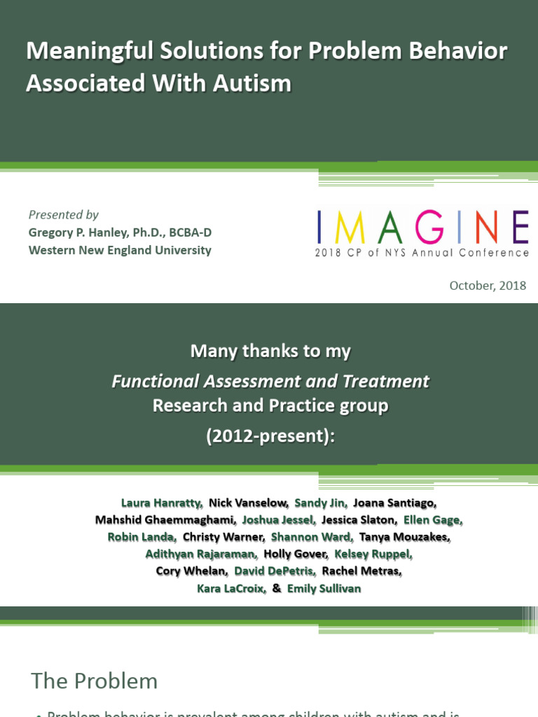 Gregory-Hanley | PDF | Reinforcement | Autism Spectrum