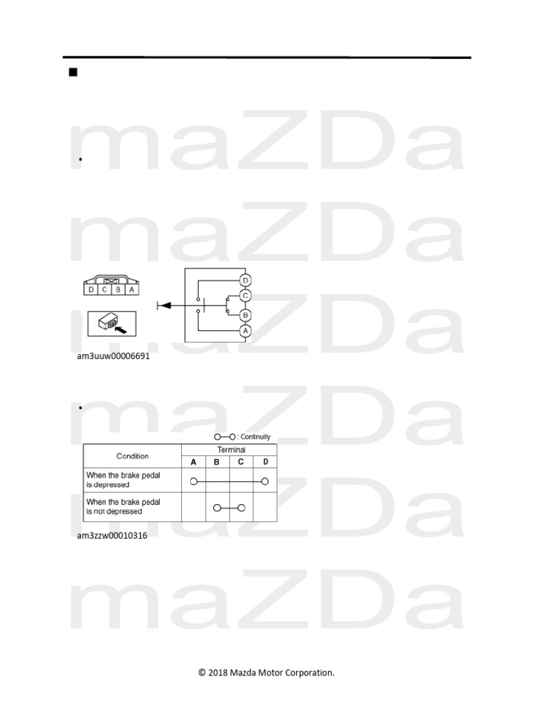 Brake Switch Inspection | PDF