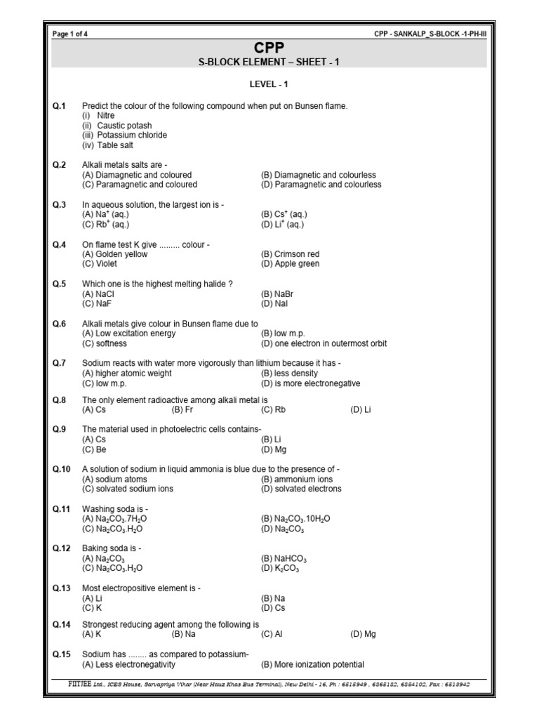 S block 1 1 pdf sodium carbonate sodium