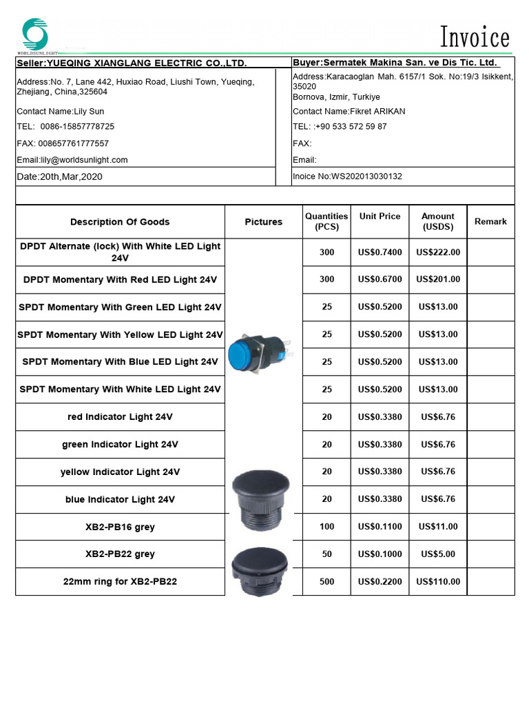 invoice | PDF | Invoice | Manufactured Goods