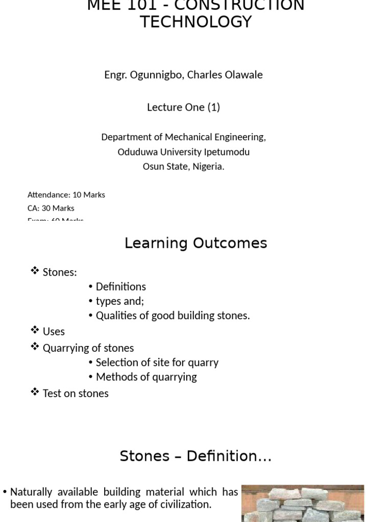 Lecture Presentation1 | PDF | Rock (Geology) | Rocks