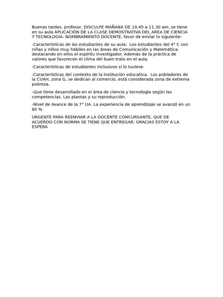 Características de Los Estudiantes | PDF | Crecimiento personal y ...