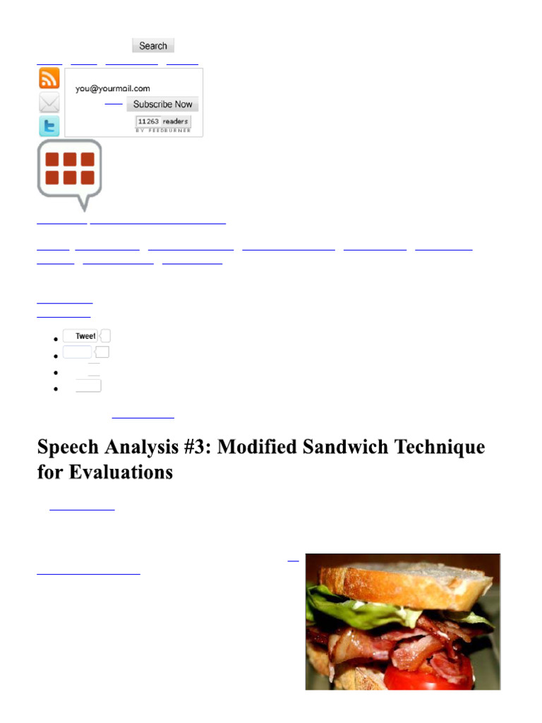 Modified Sandwich Technique For Speech Evaluations | PDF
