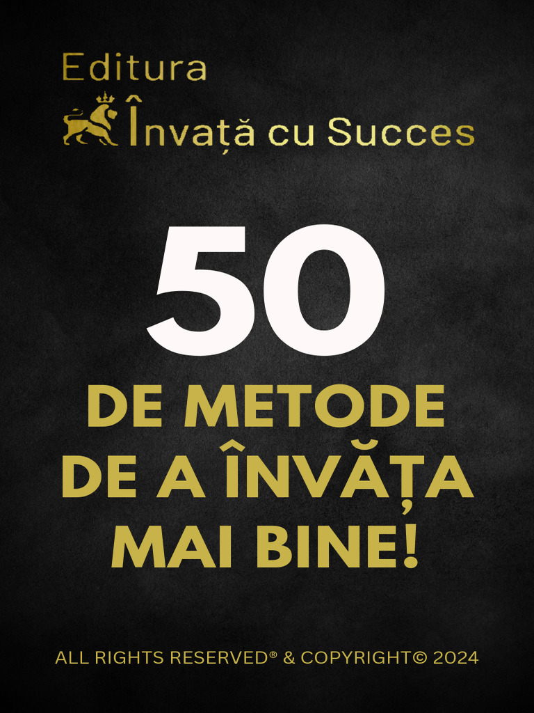 50 de Metode de A Invata Mai Bine | PDF