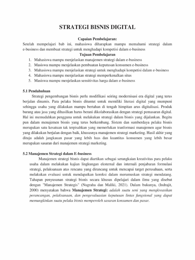 Pertemuan-7 Strategi Digital Marketing | PDF