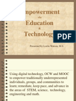 Empowerment via Education & Technology