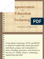 Empowerment Via Education & Technology