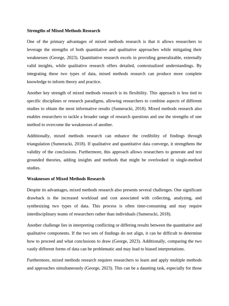 Mixed Approach Pdf Qualitative Research Quantitative Research