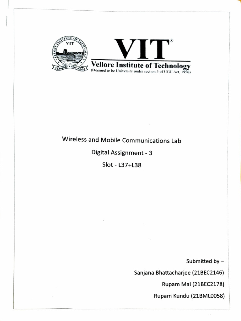 21bec2178 VL2024250104456 Ast03 | PDF | Signal To Noise Ratio ...
