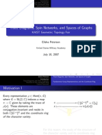 Elisha Peterson - Trace Diagrams, Spin Networks, and Spaces of Graphs