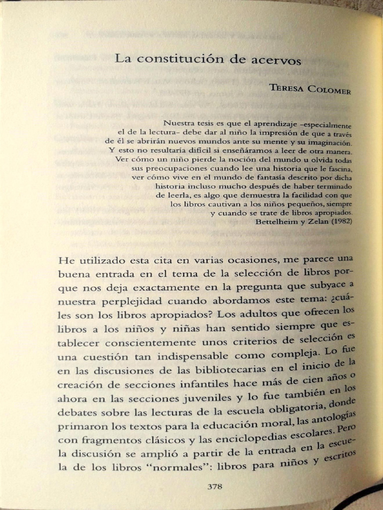 La Constitución de Acervos - Colomber | PDF | Literatura infantil | Escuelas