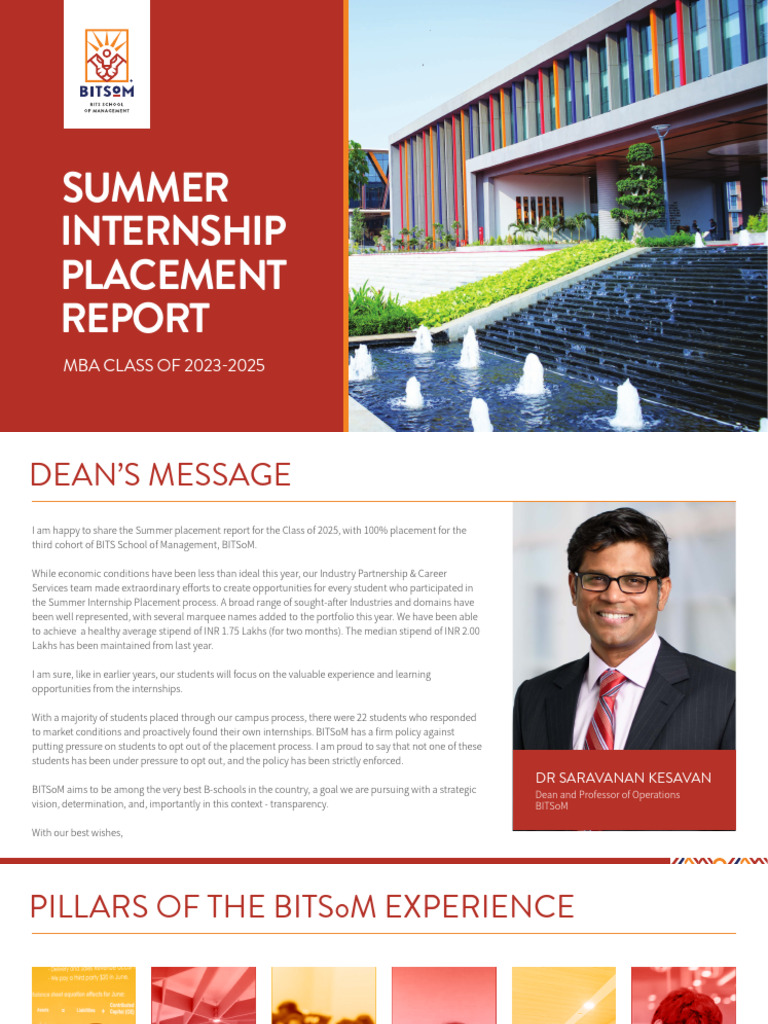 Summer Internship Report Co25 06052024 | PDF | Business