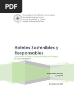Hoteles Sostenibles y Resp on Sables