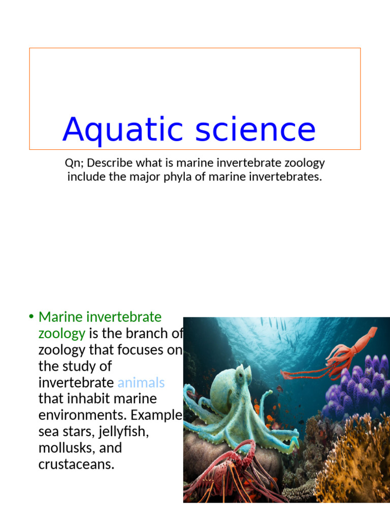 Aquatic Science-WPS Office Presentation | PDF