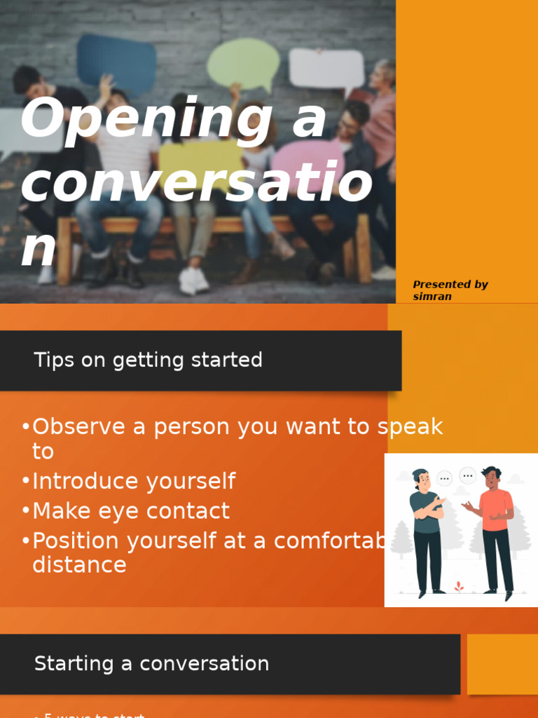 Conversation Starters Guide | PDF